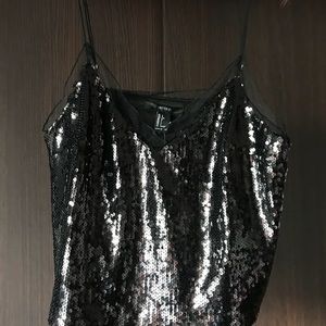 FOREVER 21 sequins tank top
